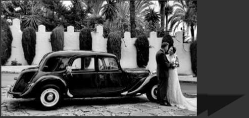 classic wedding car hire Malaga, Marbella, Puerto Banus, Estepona