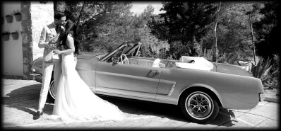 Classic wedding car hire at South of Spain