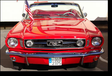 Classic Mustang for rentals in Puerto Banus, Puerto Marina