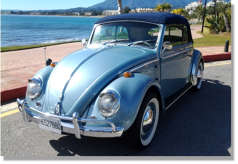 VW Beetle avaliable for hirings in Estepona
