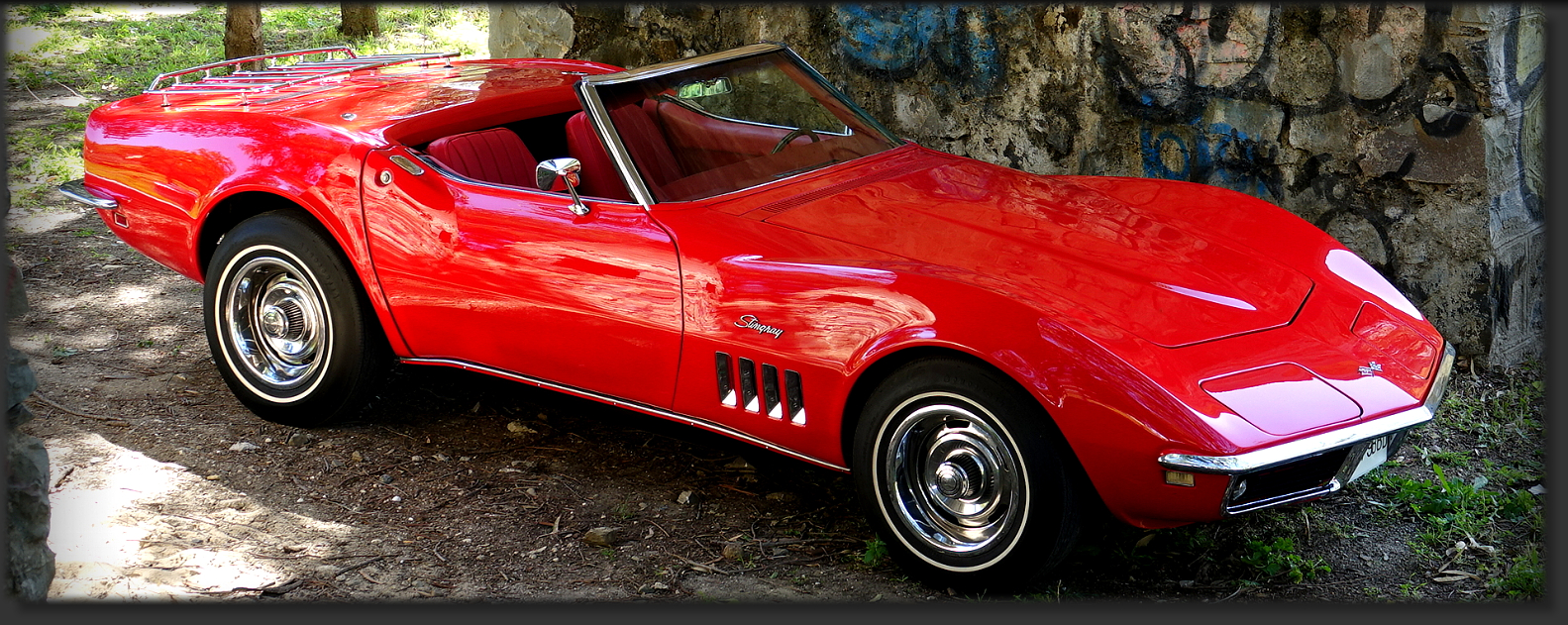 1968 Corvette Stingray for music videos, and photo shootings in Marbella