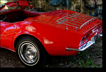 Early Corvette convertible 