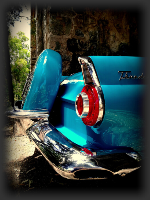 1956 Ford Thunderbird to hire in Marbella, Benalmadena, Malaga